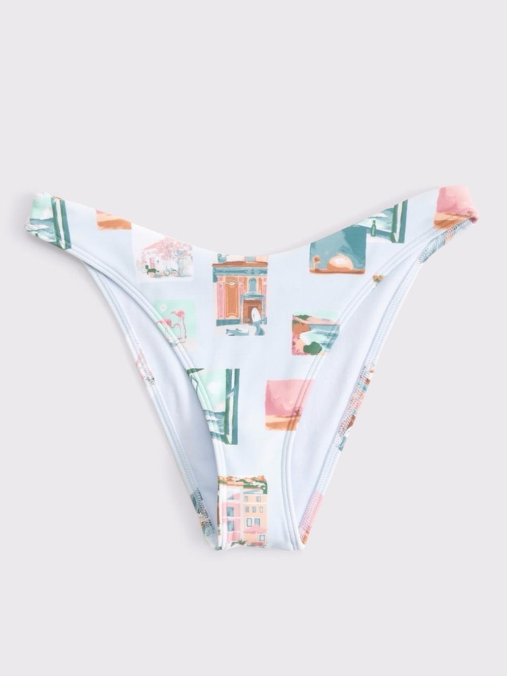 Abercrombie High Leg Cheeky Bikini Bottoms
